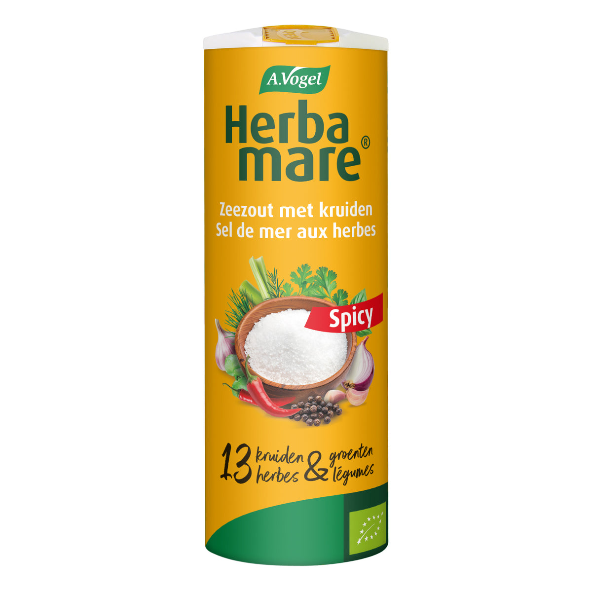 A Vogel Herbamare kruidenzout spicy bio 125.00 Gram