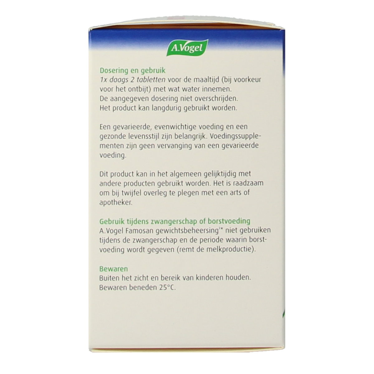 A Vogel Famosan Overgang gewichtsbeheersing 60.00 Tabletten