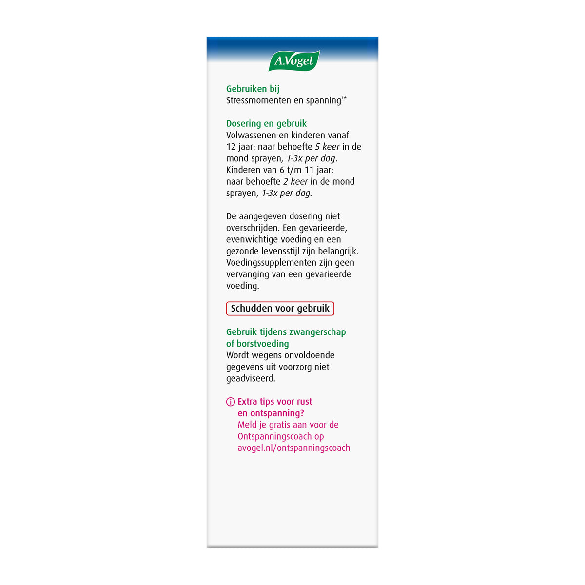 A Vogel Passiflora rustgevende spray 20.00 Milliliter