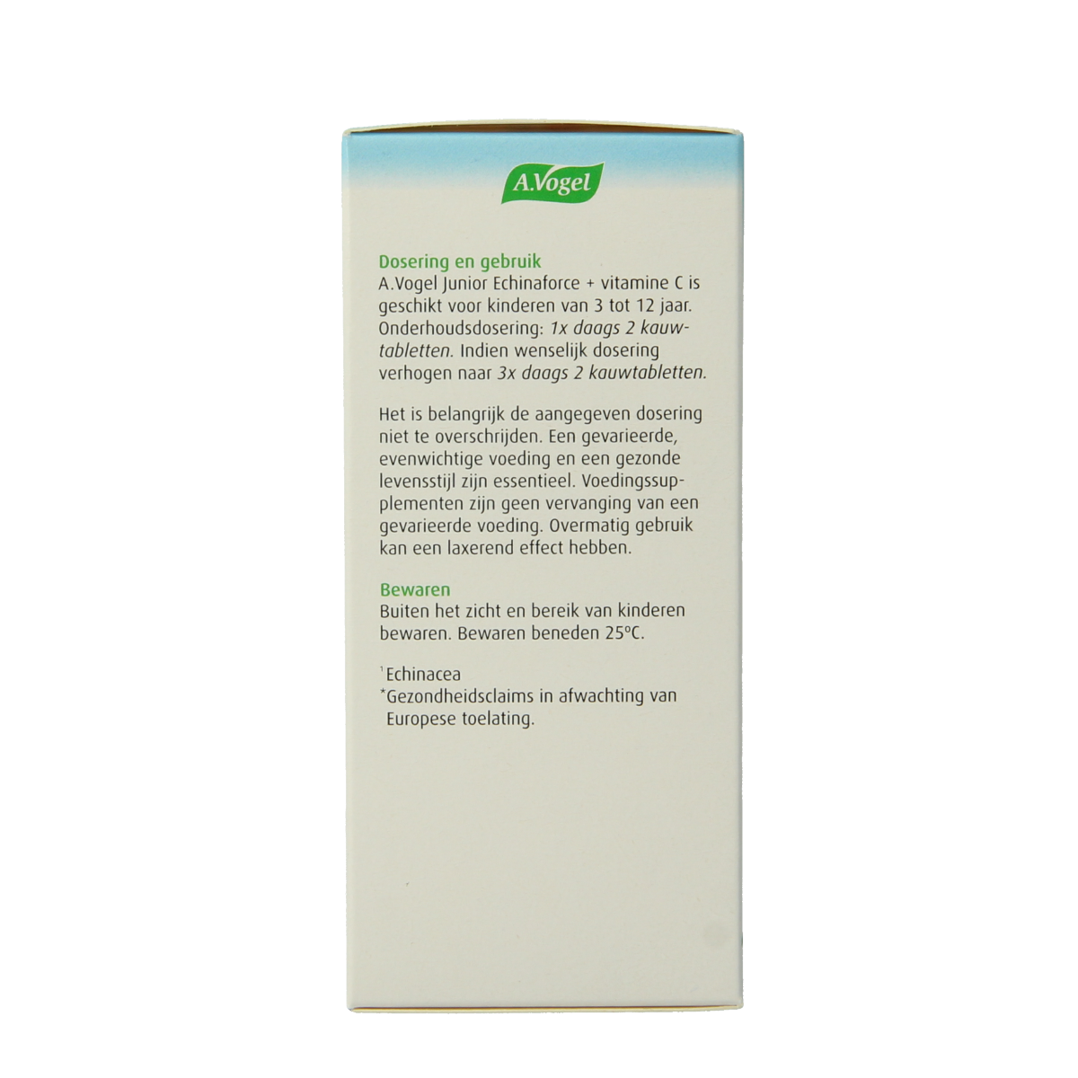 A Vogel Echinaforce junior & vitamine C 80.00 Kauwtabletten