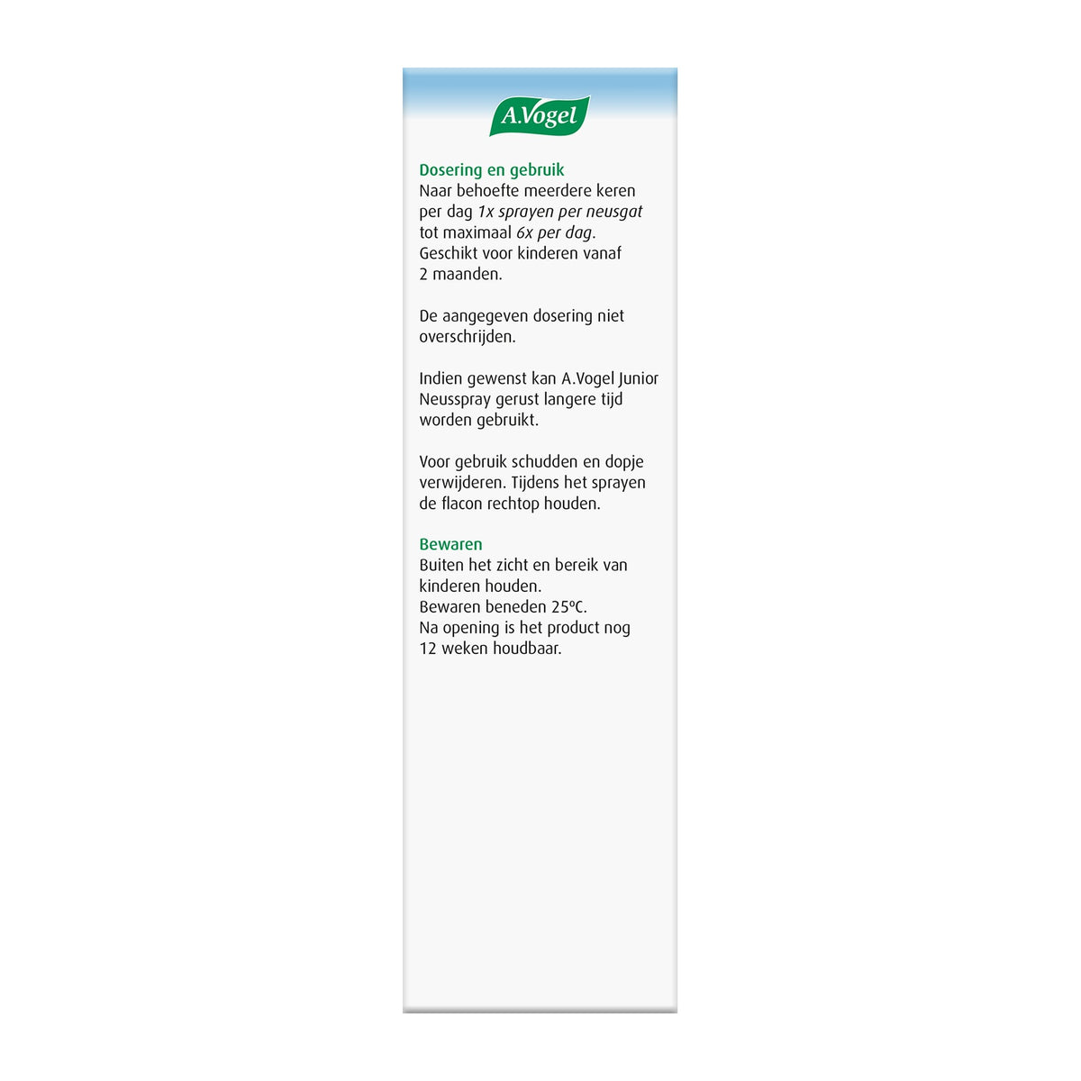A Vogel Junior neusspray 15.00 Milliliter