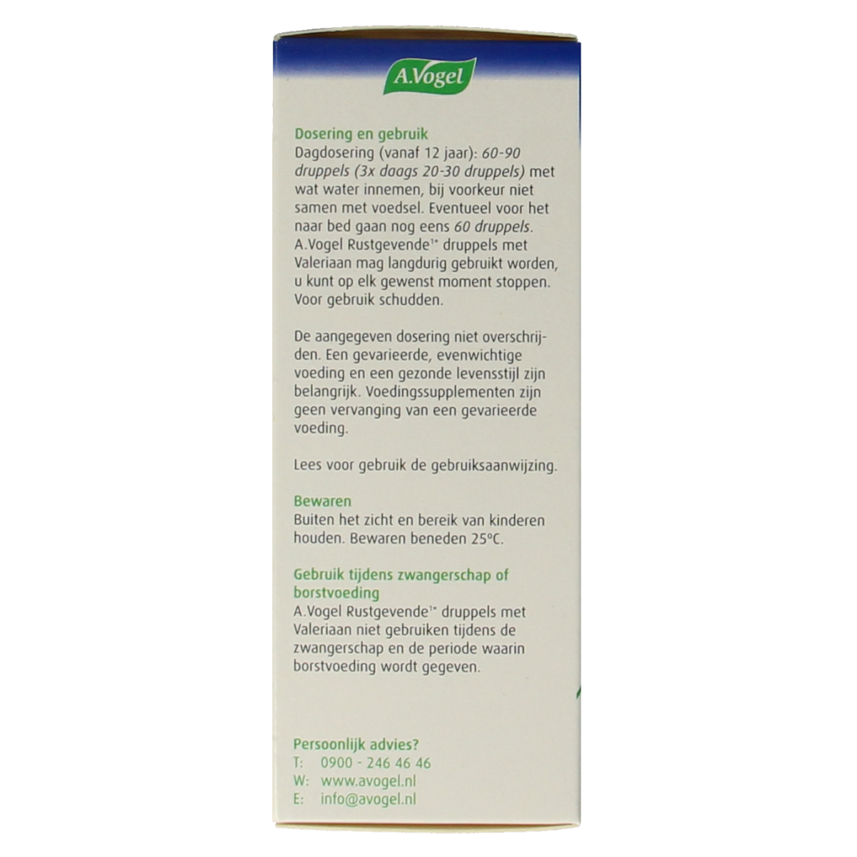 A Vogel Rustgevende druppels valeriaan 50.00 Milliliter