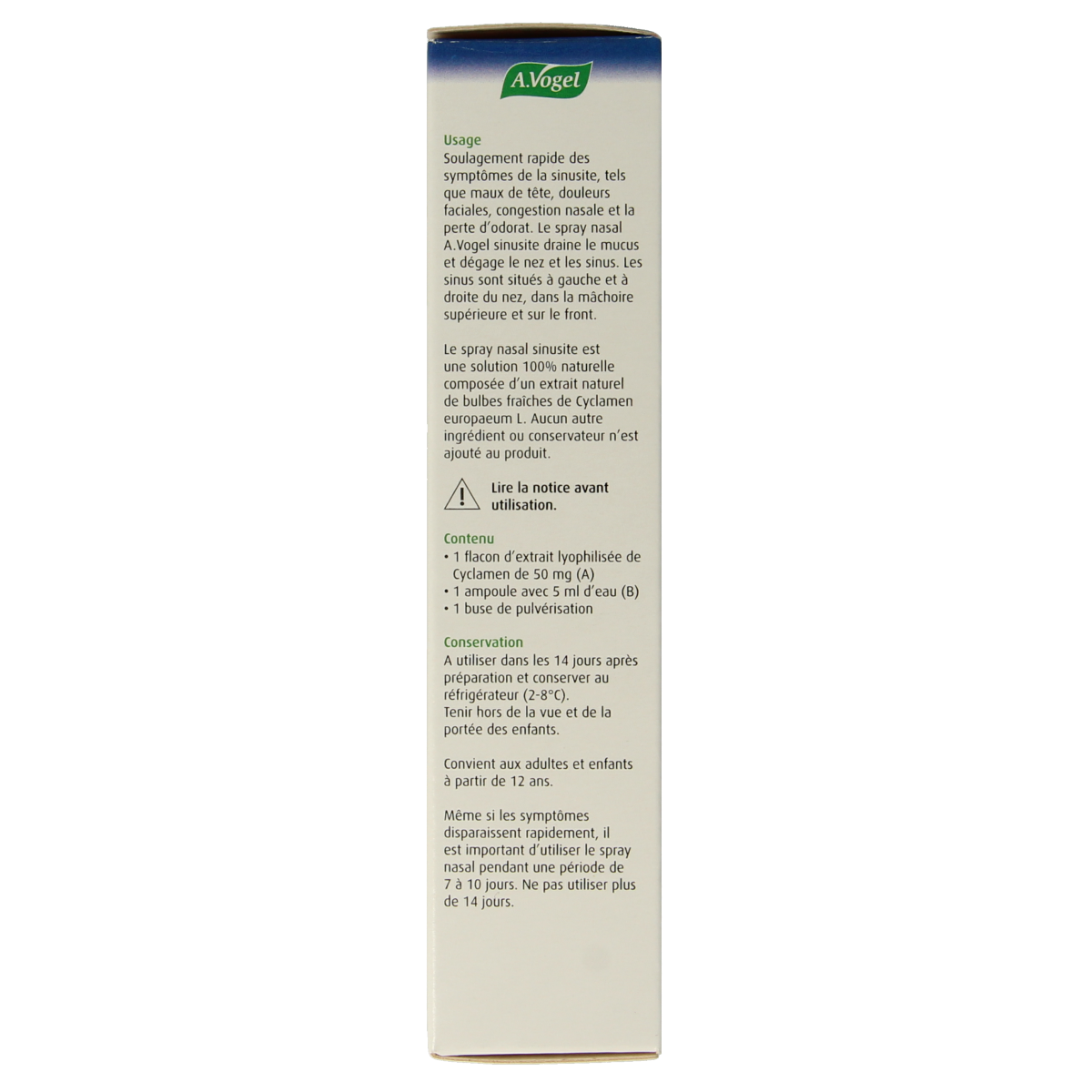 A Vogel Neusspray bijholteontsteking 1.00 Set