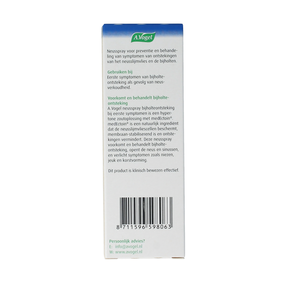 A Vogel Neusspray bijholte eerste symptomen 20.00 Milliliter