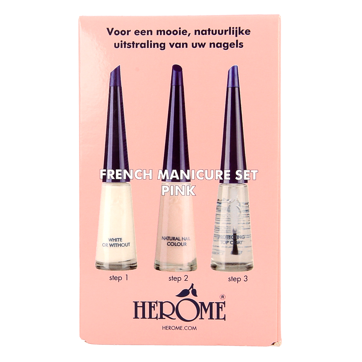 Herome French manicure set pink 3 x 10ml 1.00 Set