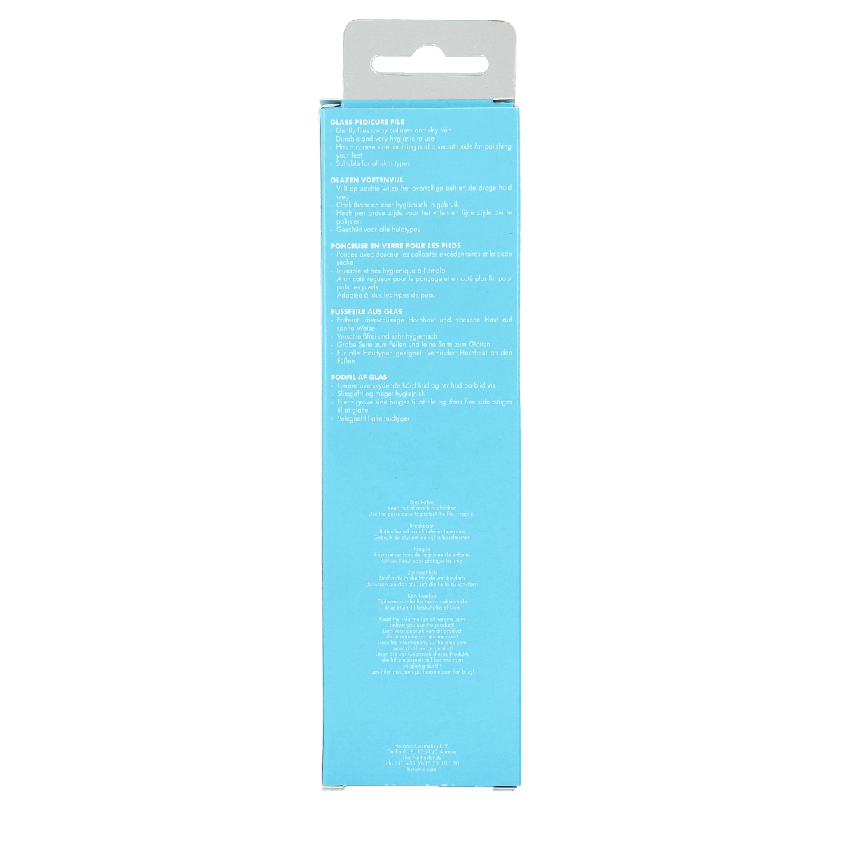 Herome Pedicure file glass 1.00 Stuks