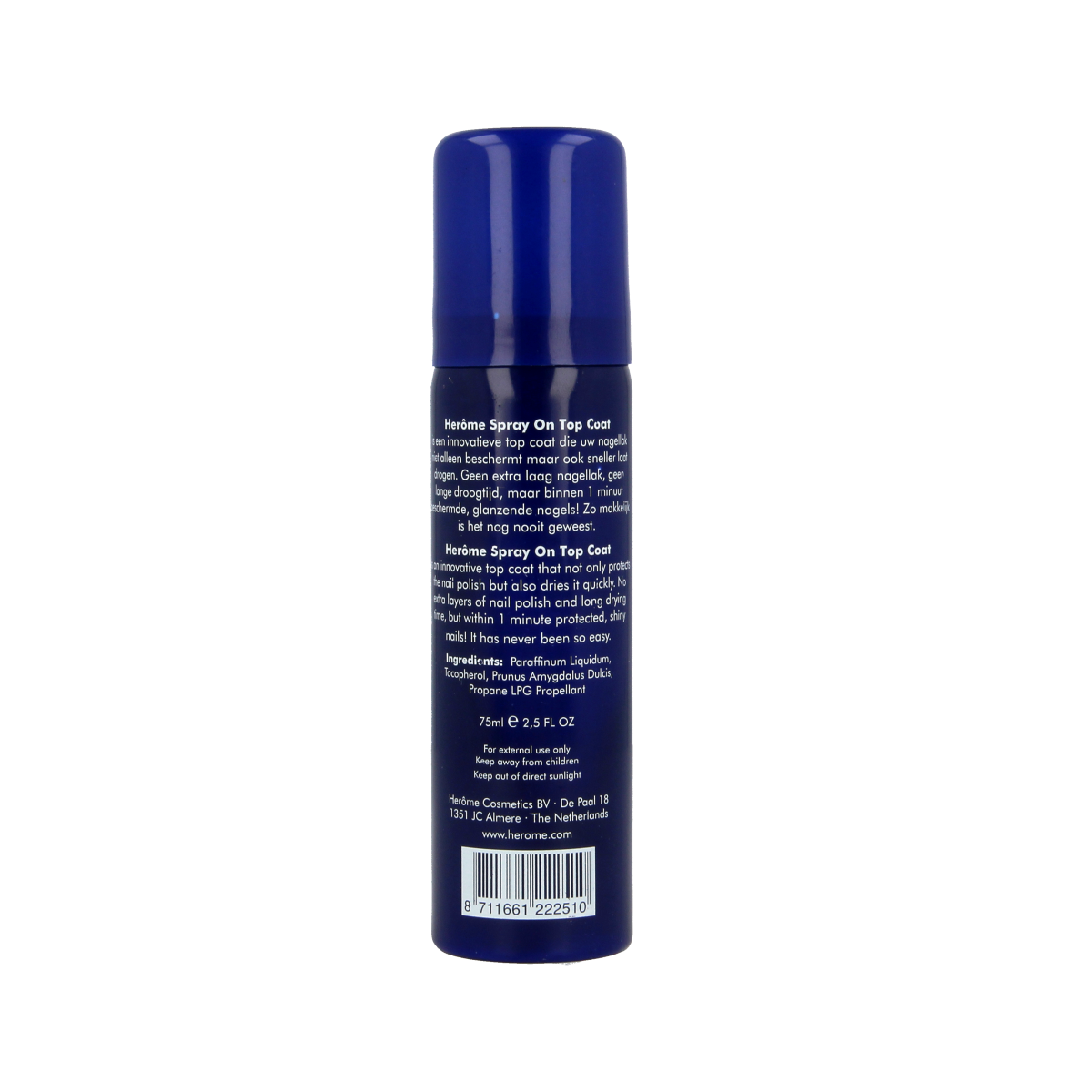 Herome Spray on topcoat 75.00 Milliliter