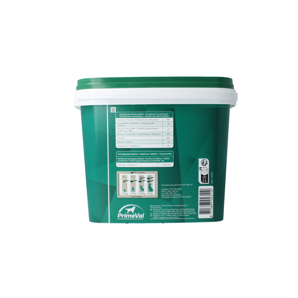 Primeval Gelatinaat hond 2.00 Kilogram