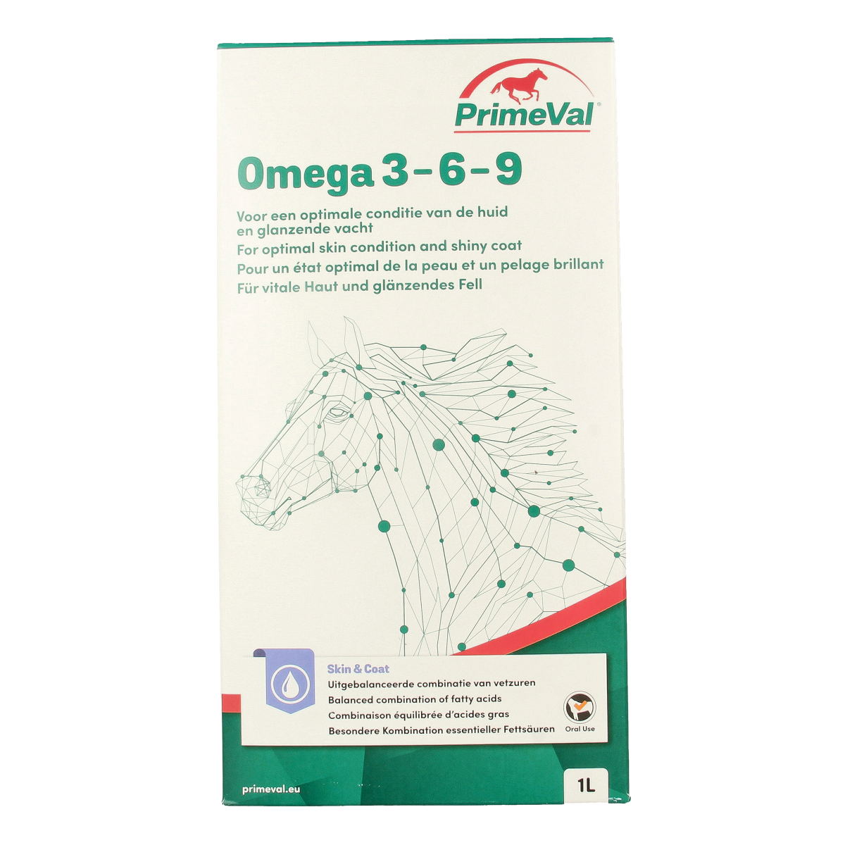 Primeval Omega 3-6-9 paard 1.00 Liter