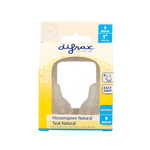 Difrax Flesspeen medium natural 2.00 Stuks