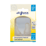 Difrax Flesspeen small 0+ natural 2 Stuks