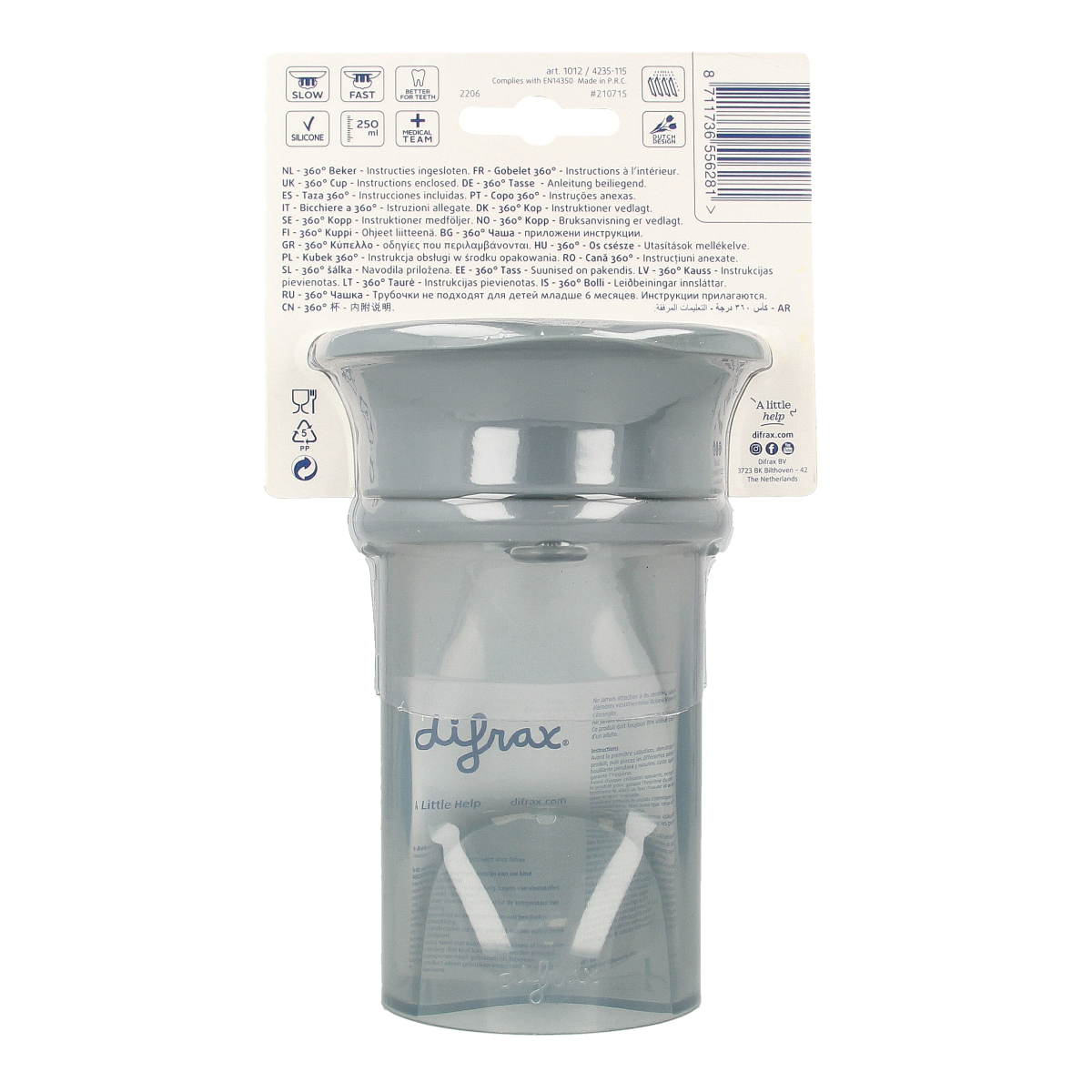 Difrax 360 Graden Beker assorti 1.00 Stuks