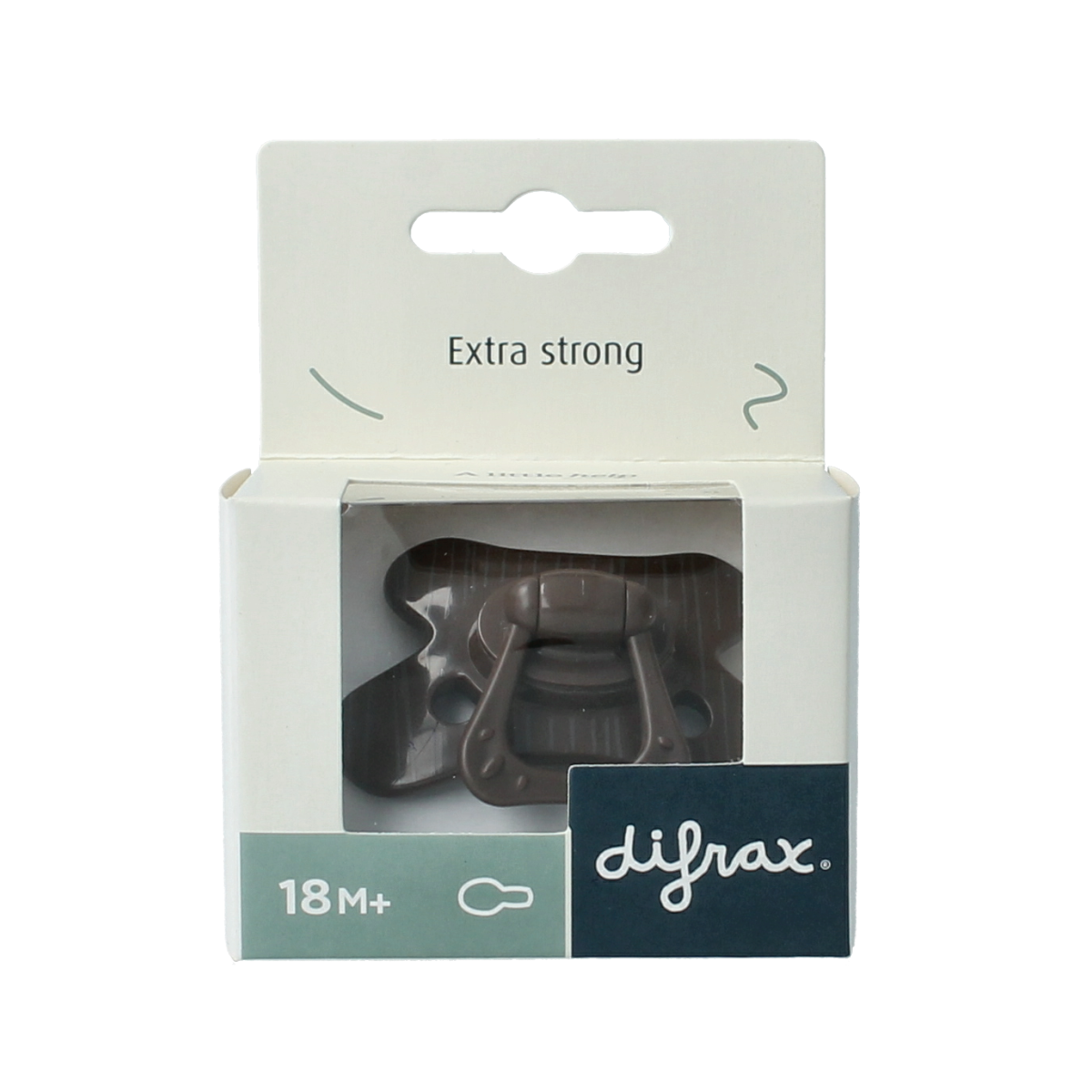 Difrax Fopspeen 18+ maanden natural 1.00 Stuks