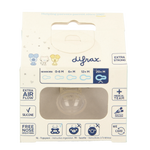 Difrax Fopspeen natural 20+ maanden Woezel & Pip 1.00 Stuks