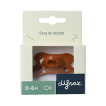 Difrax Fopspeen natural 0-6 maanden assorti 1.00 Stuks