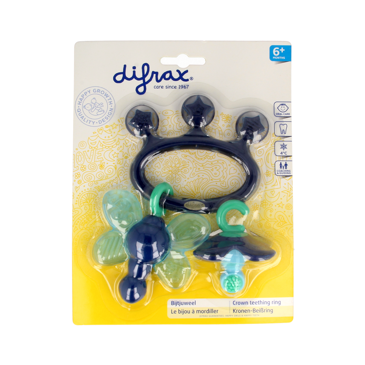 Difrax Bijtjuweel assorti 1.00 Stuks