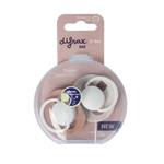 Difrax Fopspeen glow dynamic 0-6 mnd ivory/blush 2.00 Stuks