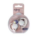 Difrax Fopspeen glow dynamic 6-18  mnd ivory/blush 2.00 Stuks