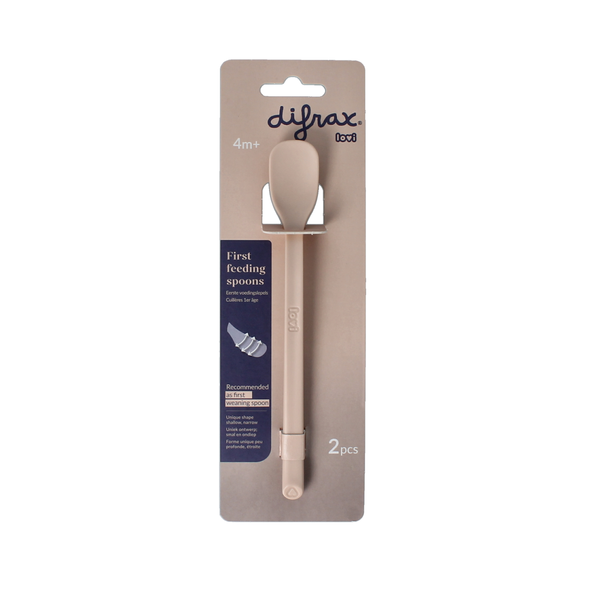 Difrax Lovi eerste voedingslepels assorti 2.00 Stuks