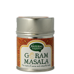 Natural Temptation Garam masala blikje natural spices bio 50.00 Gram