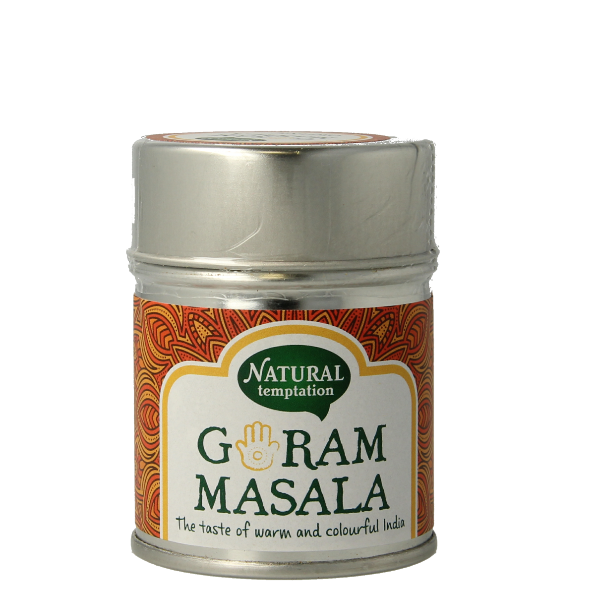 Natural Temptation Garam masala blikje natural spices bio 50.00 Gram