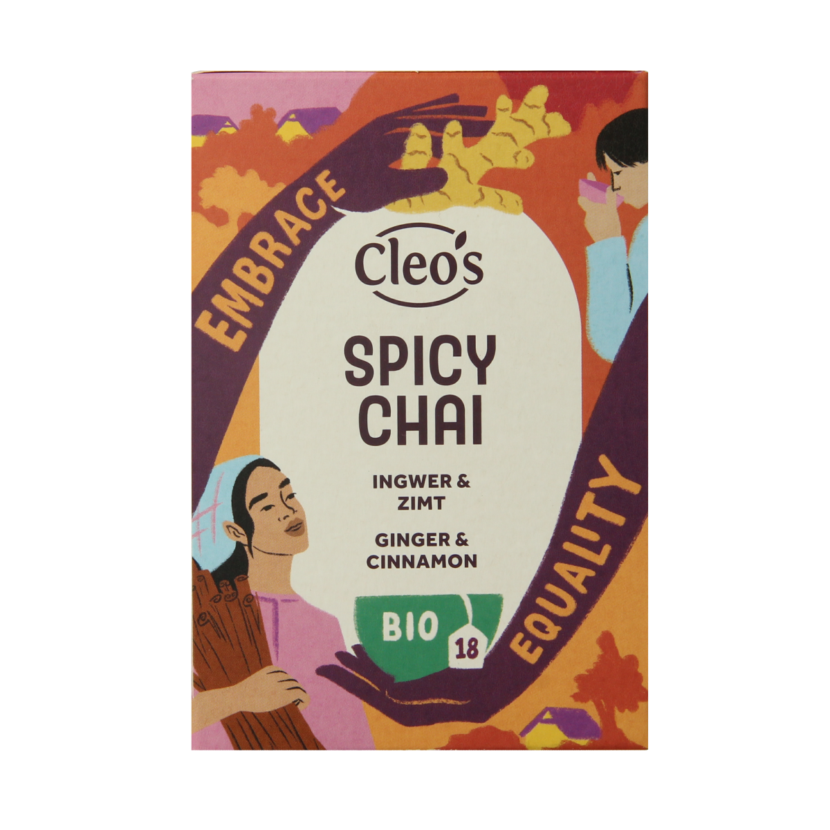 Cleo's Spicy chai bio 18.00 Zakjes