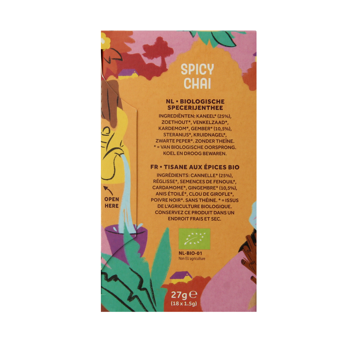 Cleo's Spicy chai bio 18.00 Zakjes