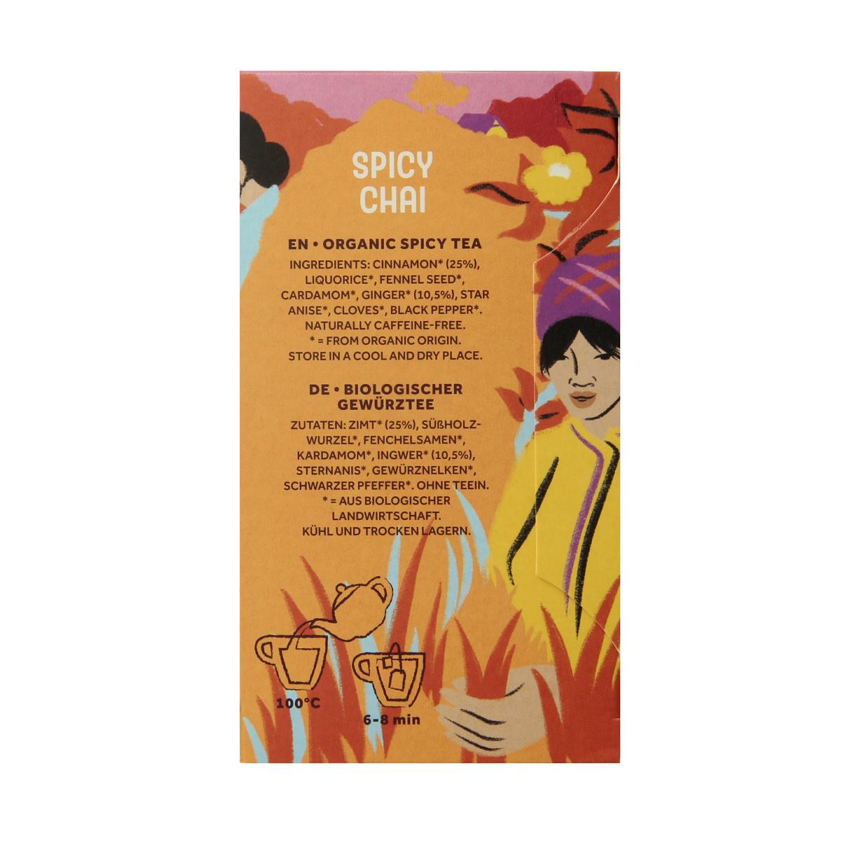 Cleo's Spicy chai bio 18.00 Zakjes