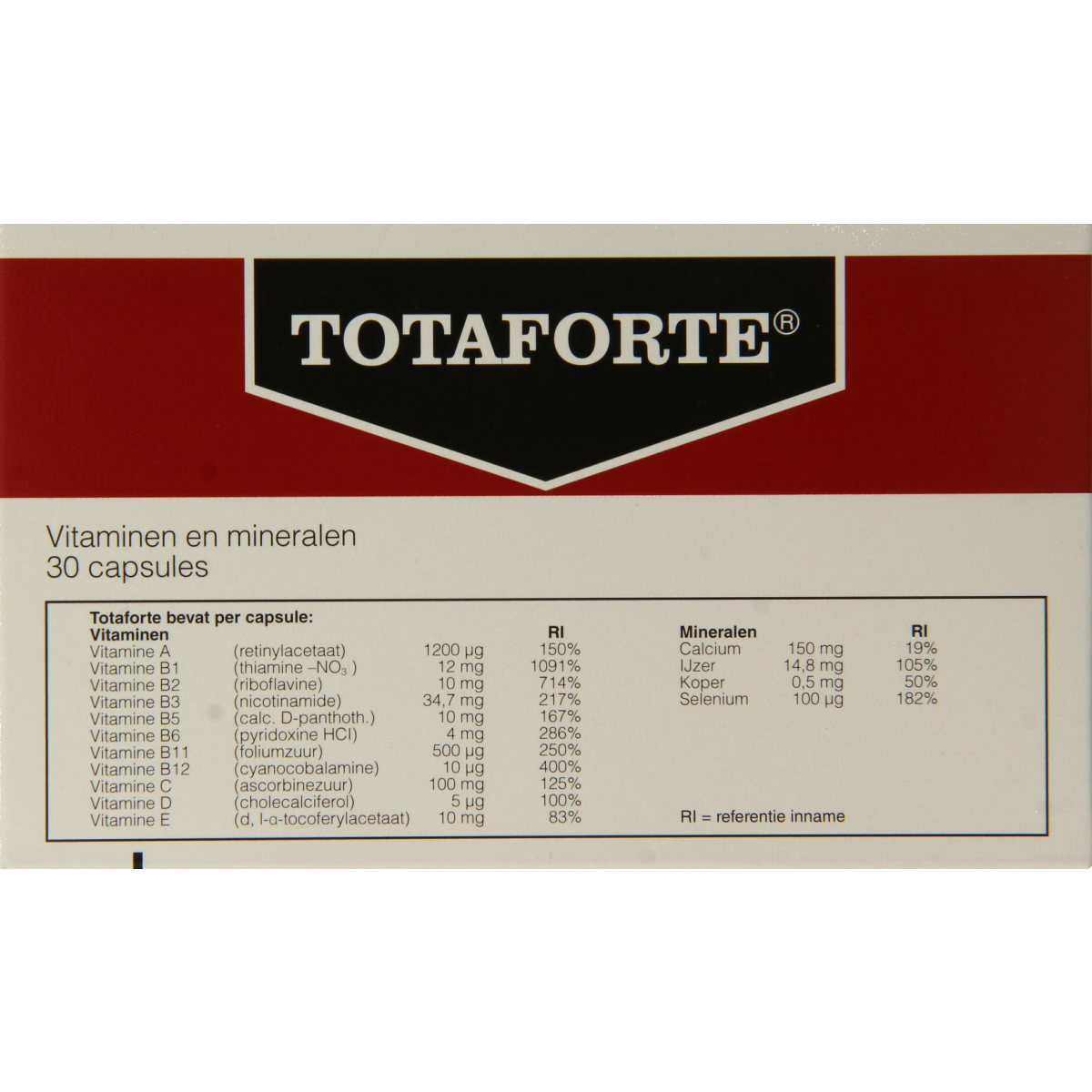 Totaforte Multi vitamine 30.00 Capsules
