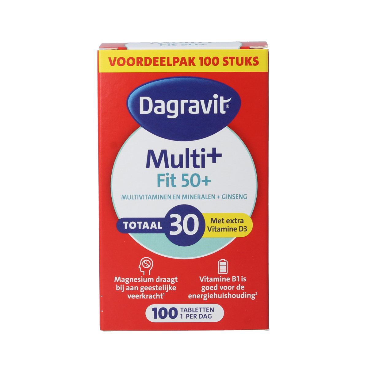 Dagravit Totaal 30 Vitaal 50+ 100.00 Tabletten