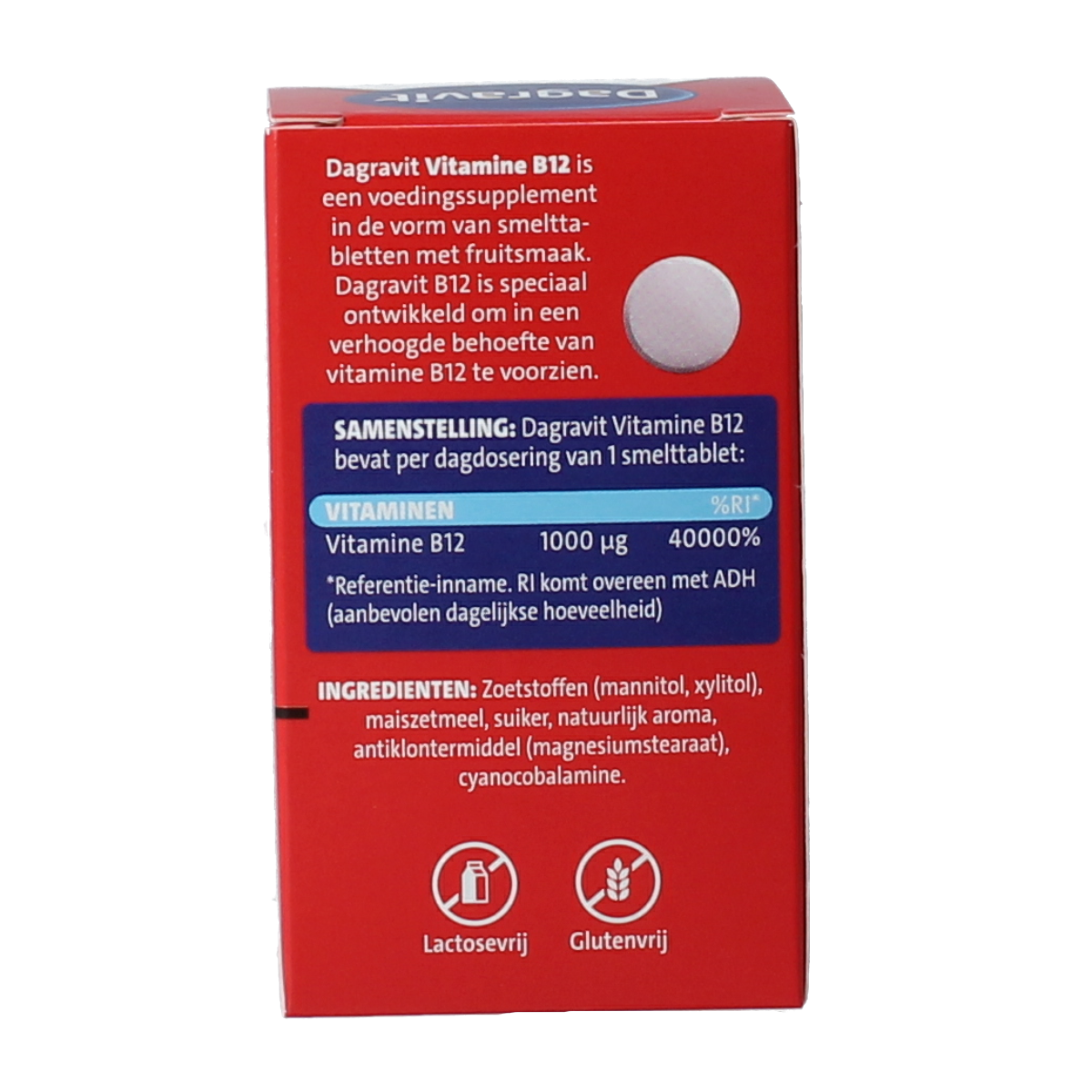 Dagravit Vitamine B12 1000mcg smelt 100.00 Tabletten