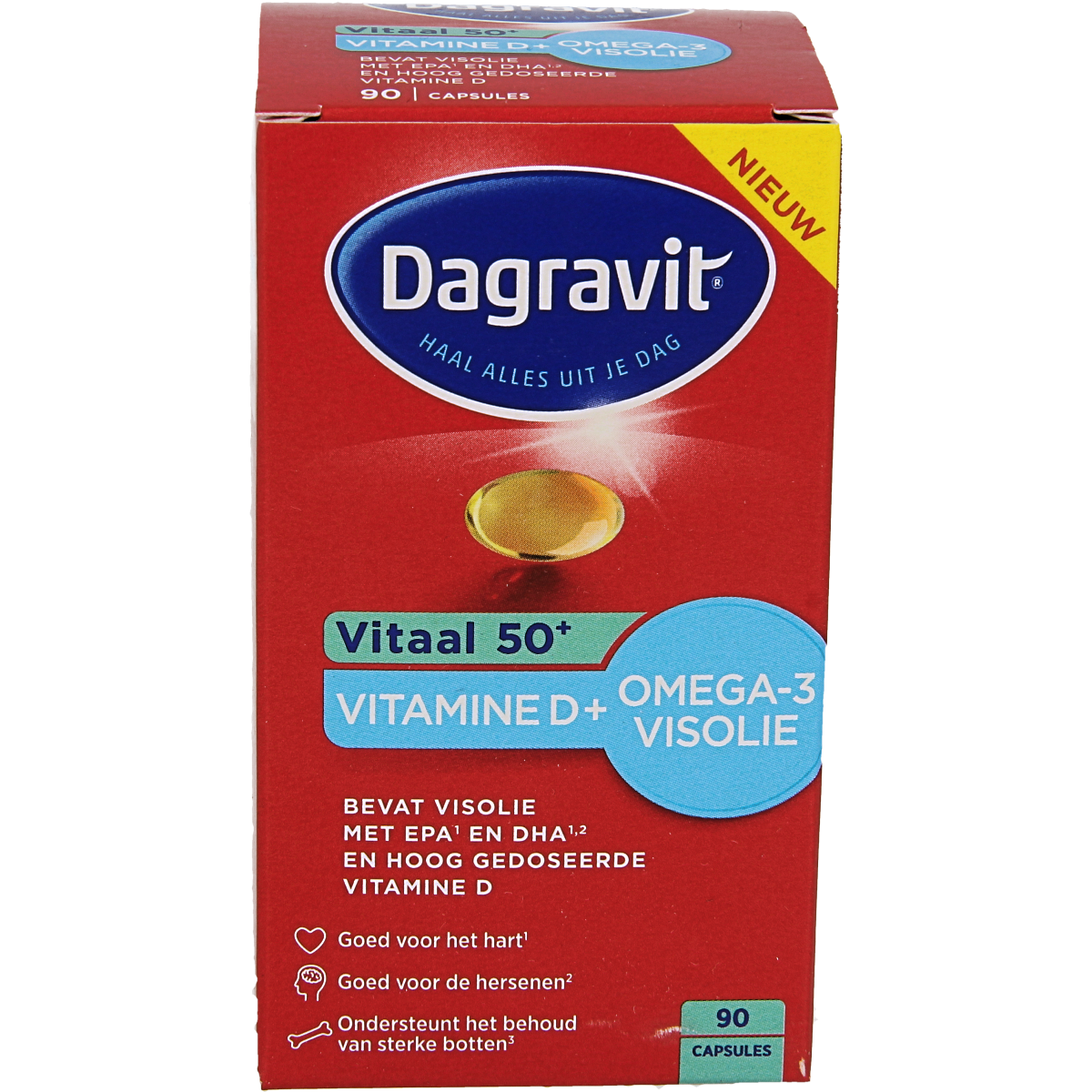 Dagravit Vitaal 50+ omega/vitamine D  90.00 Capsules