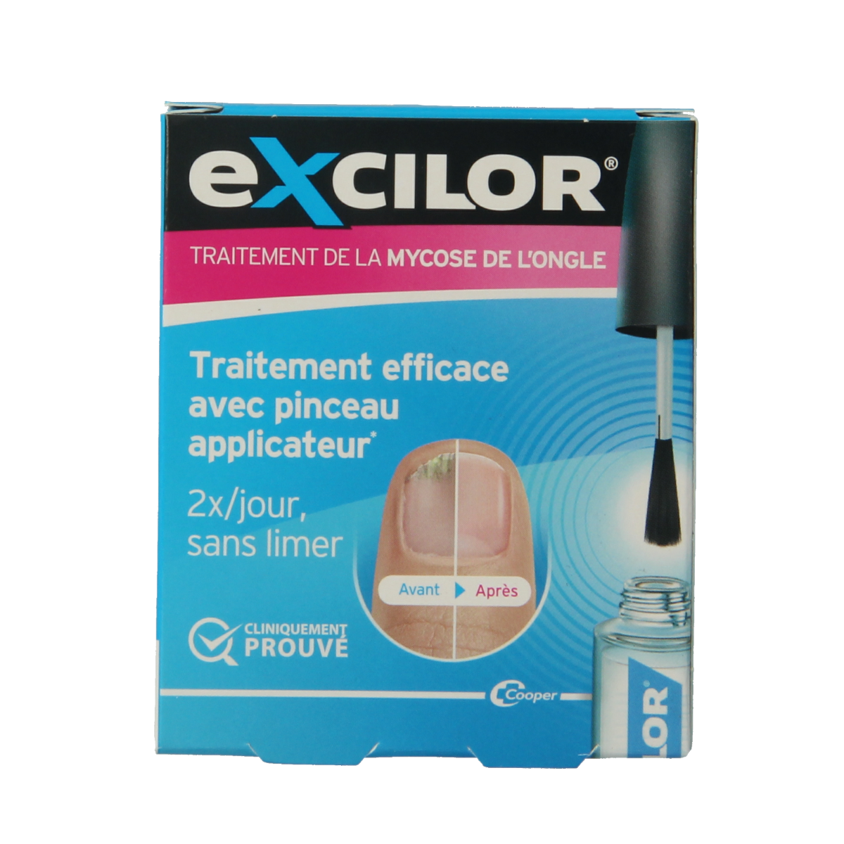 Excilor Kalknagel solution kwastje 3.03 Milliliter