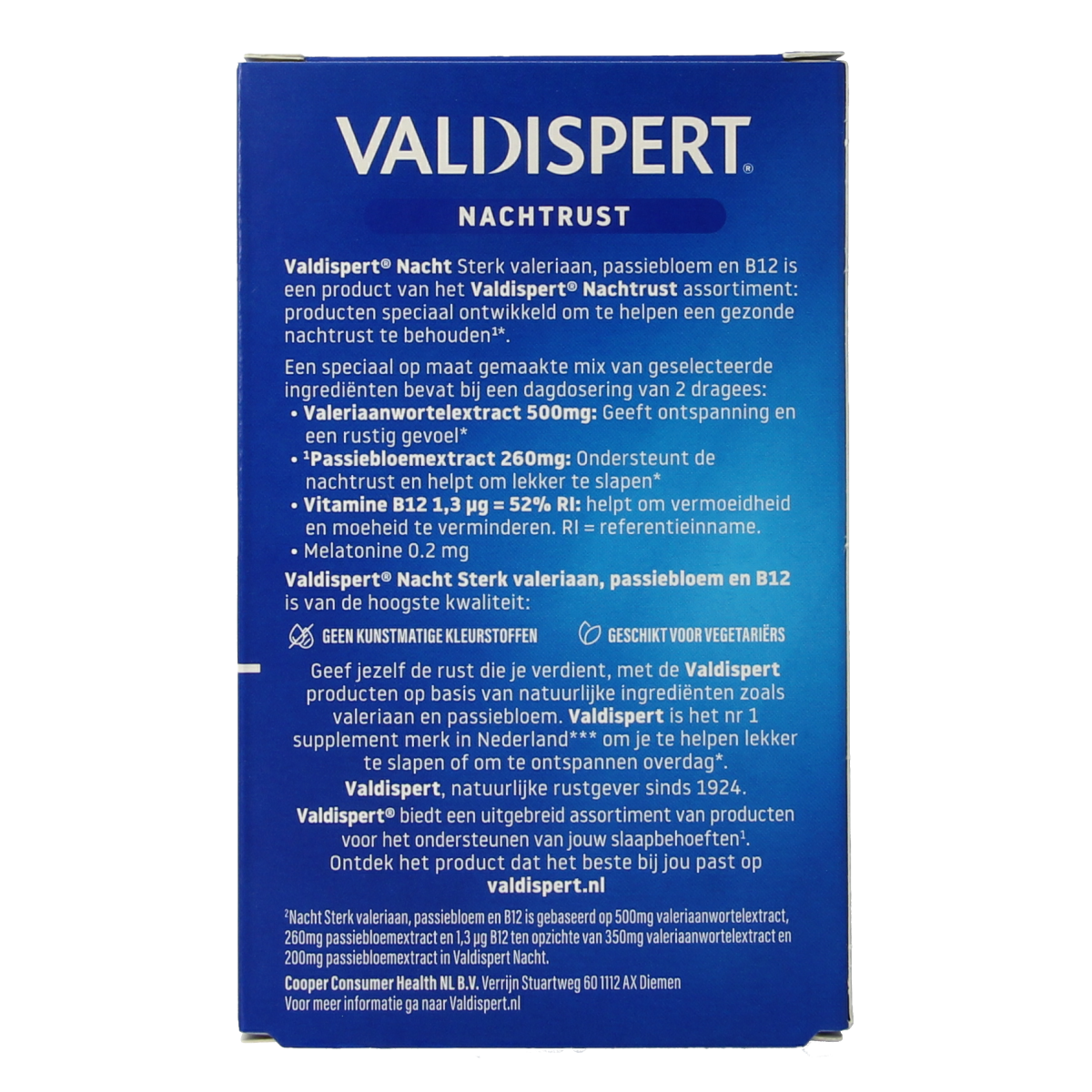 Valdispert Nacht sterk 40.00 Dragees