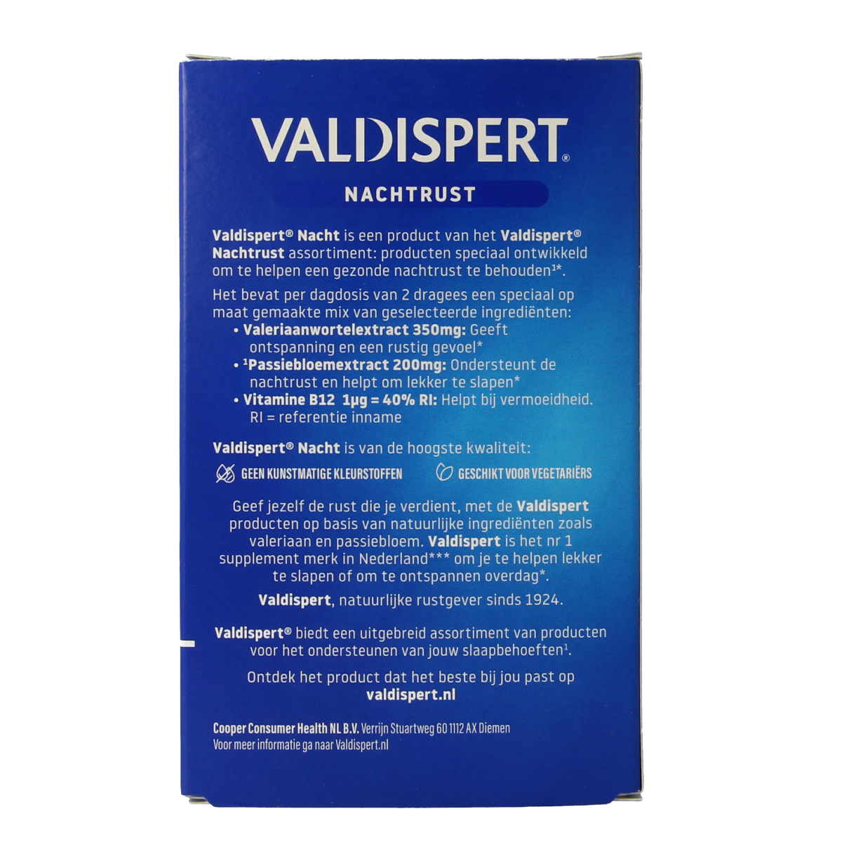 Valdispert Nacht 40.00 Dragees