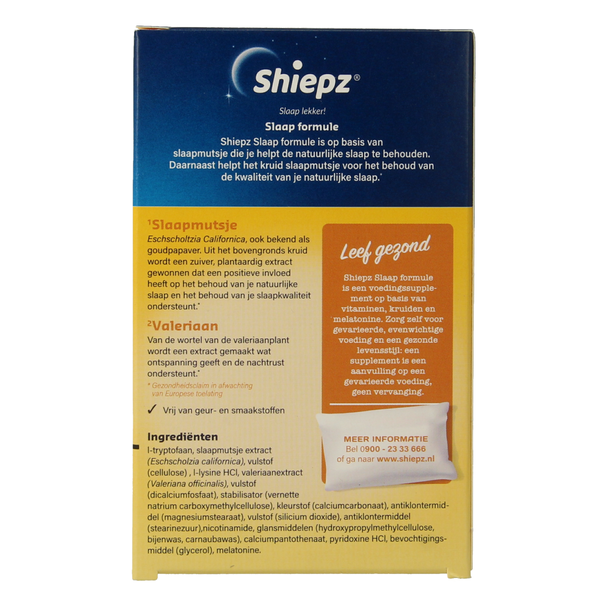 Shiepz Slaapformule 30.00 Stuks