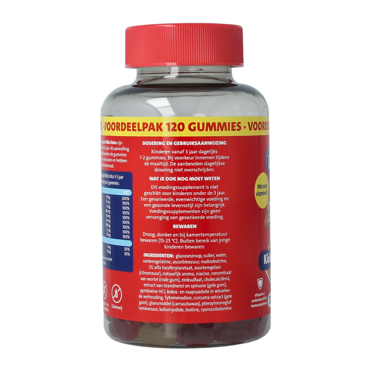 Dagravit Kids-xtra 3-5 jaar 120.00 Gummies