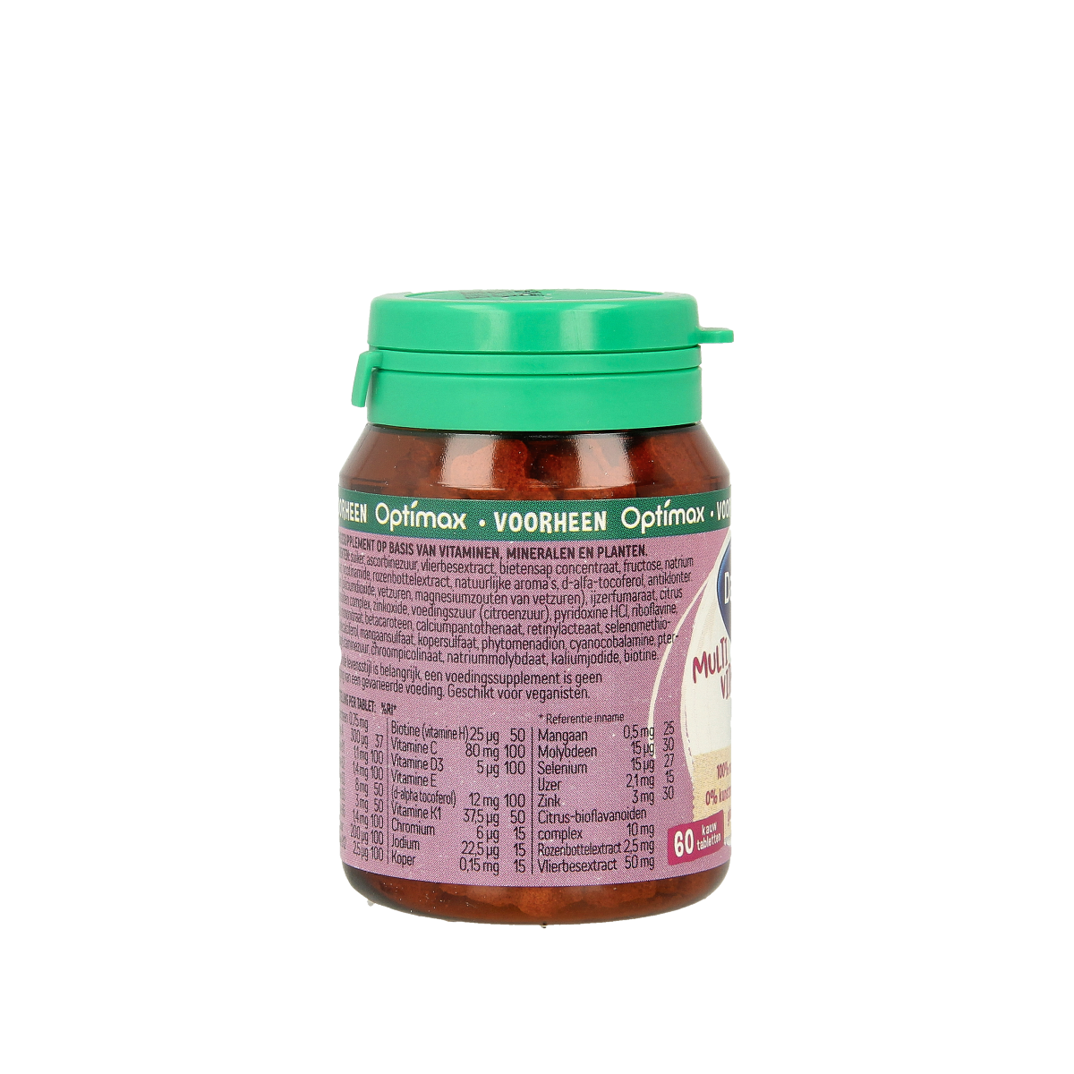 Dagravit Natural kids framboos 60.00 Tabletten