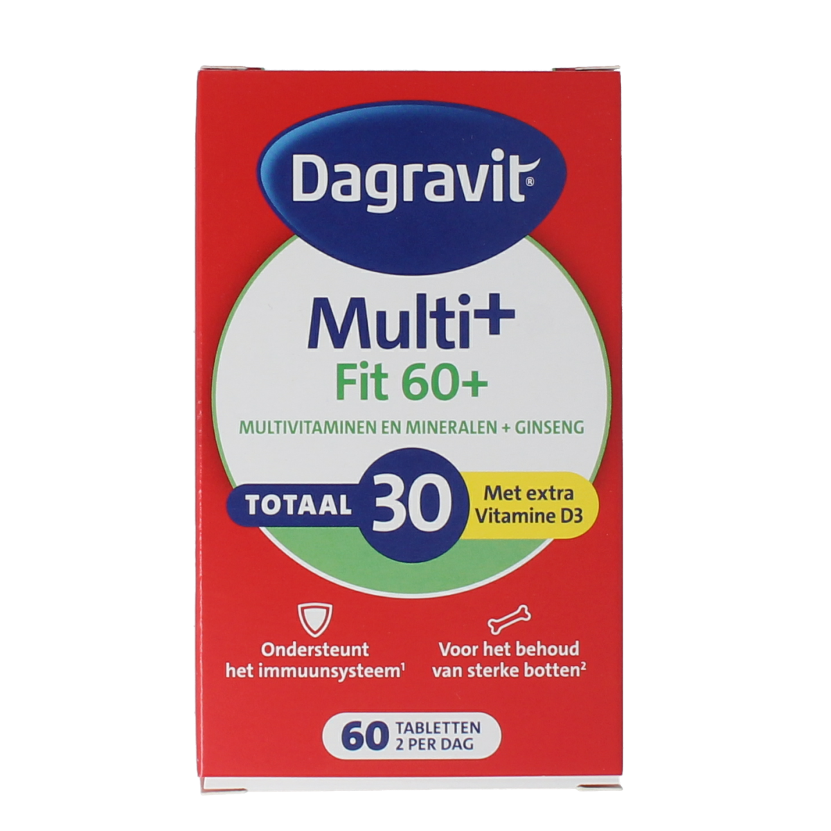 Dagravit Totaal 30 vitaal 60+ 60.00 Tabletten
