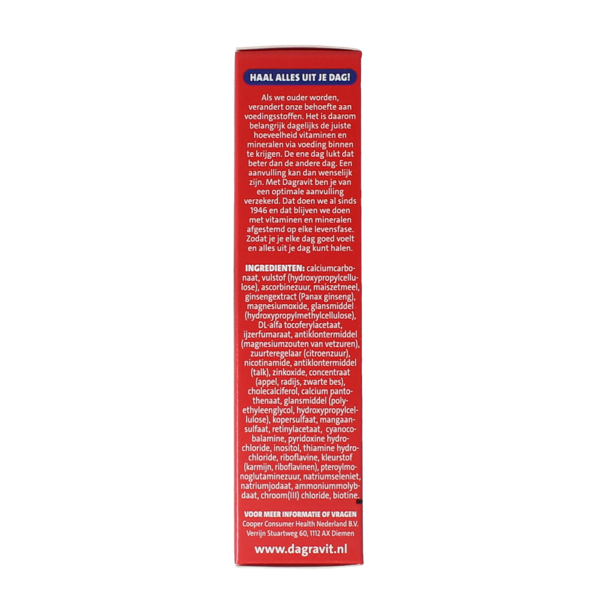 Dagravit Totaal 30 vitaal 60+ 60.00 Tabletten