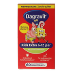Dagravit Kids extra 6 - 12 jaar 60 Kauwtabletten