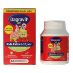 Dagravit Kids extra 6 - 12 jaar 60 Kauwtabletten