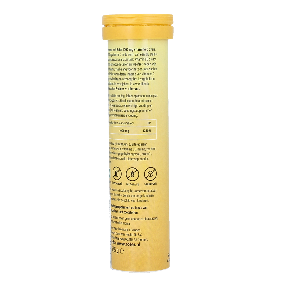 Roter Vitamine C1000 sinaasappel ananas 15.00 Bruistabletten