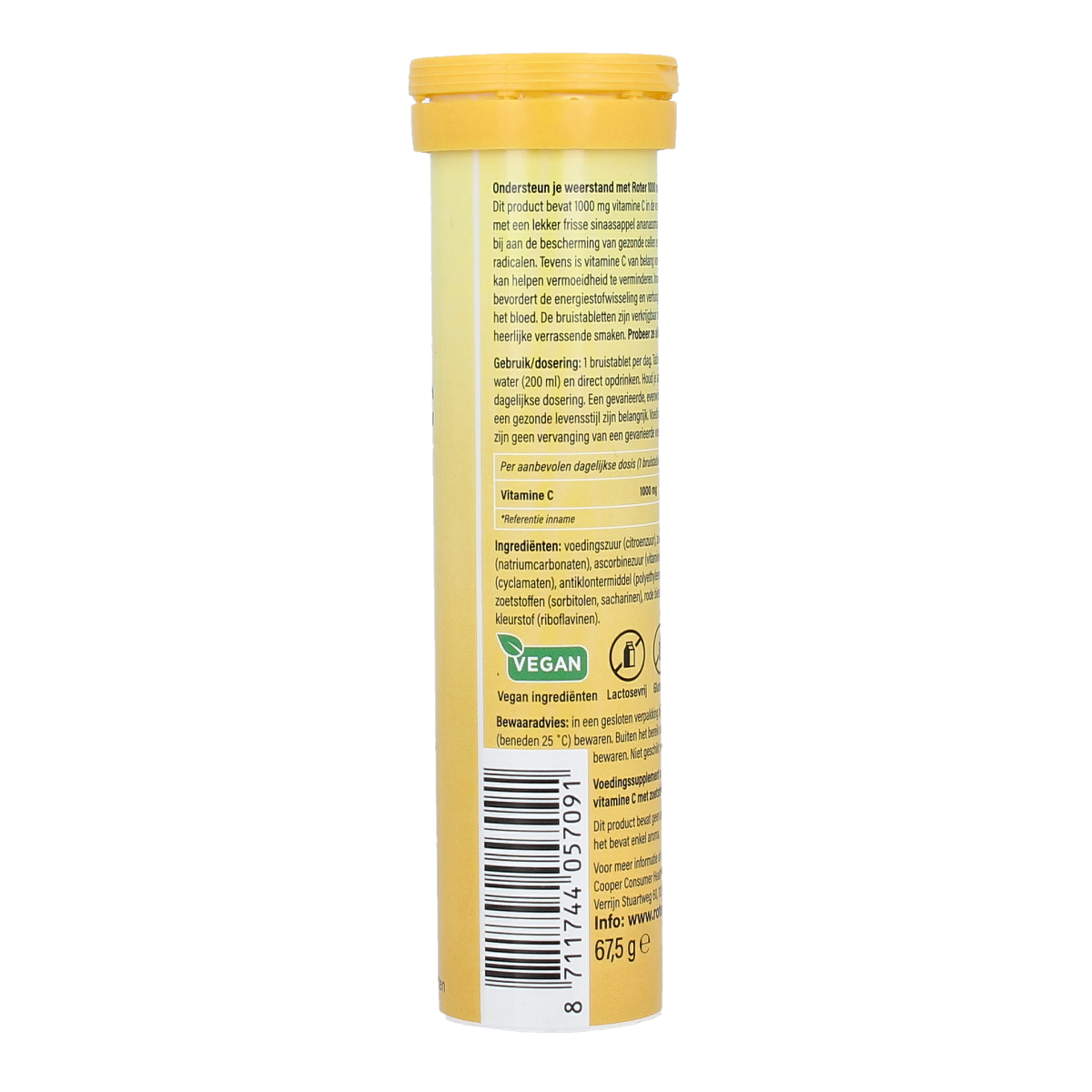 Roter Vitamine C1000 sinaasappel ananas 15.00 Bruistabletten