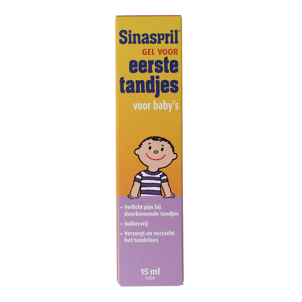 Sinaspril Gel voor de eerste tandjes 15.00 Milliliter