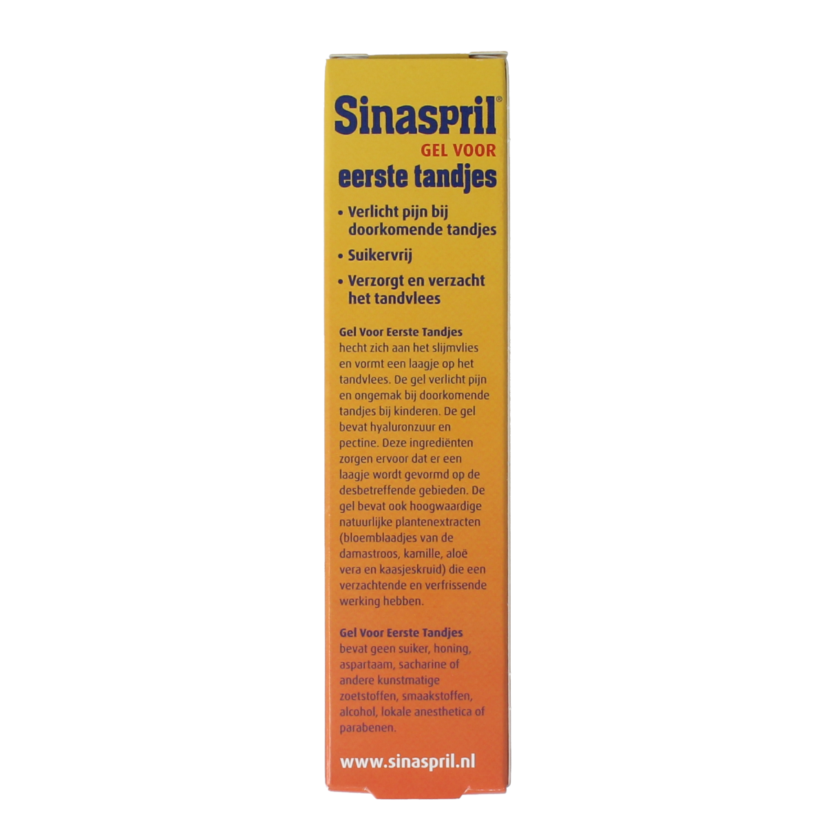 Sinaspril Gel voor de eerste tandjes 15.00 Milliliter