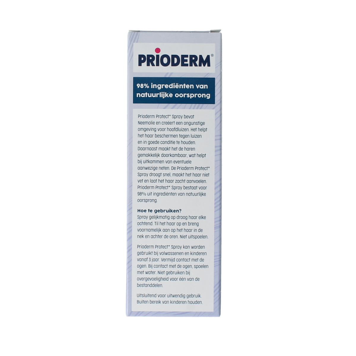 Prioderm Hoofdluis spray & protect 100.00 Milliliter