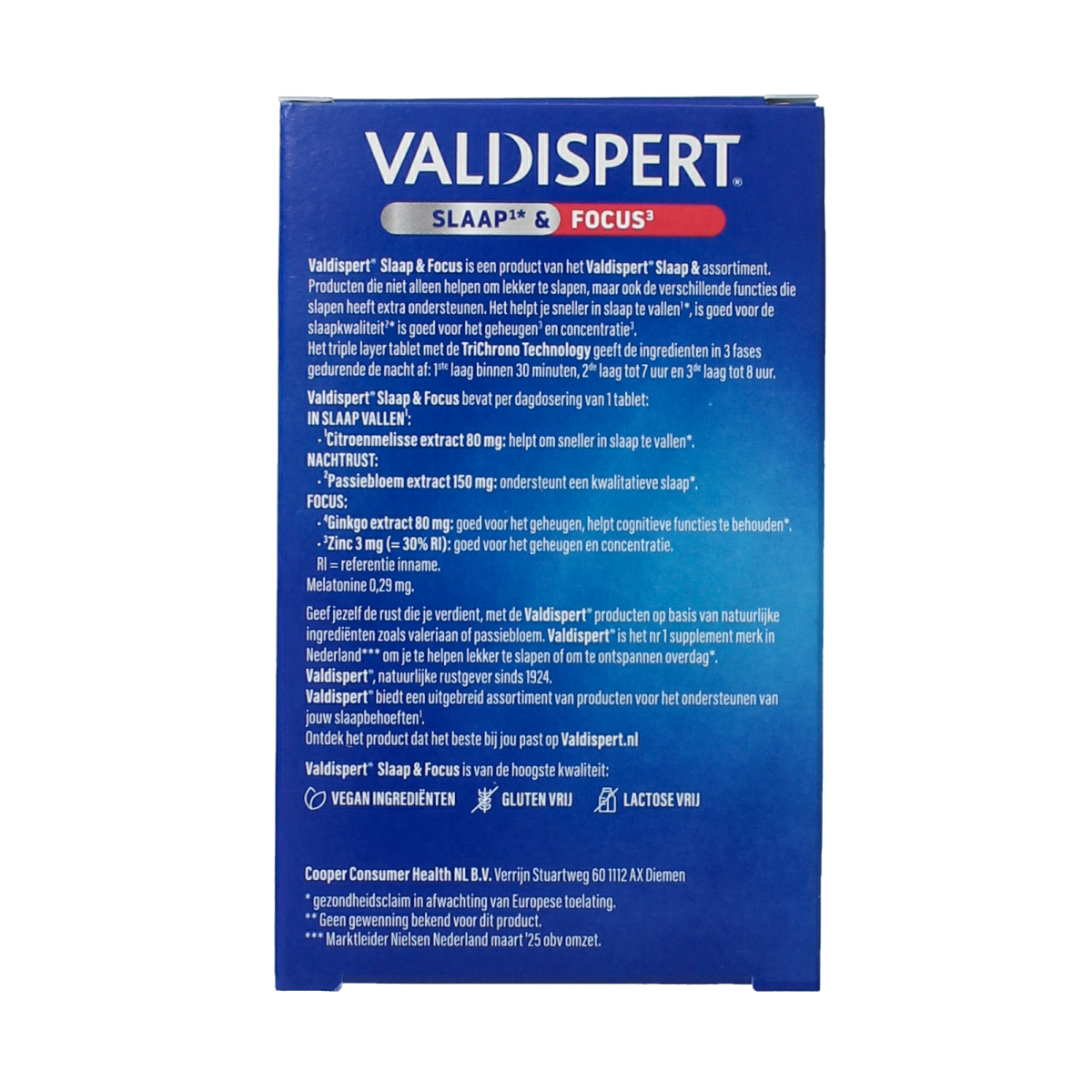 Valdispert Slaap & focus 24.00 Tabletten