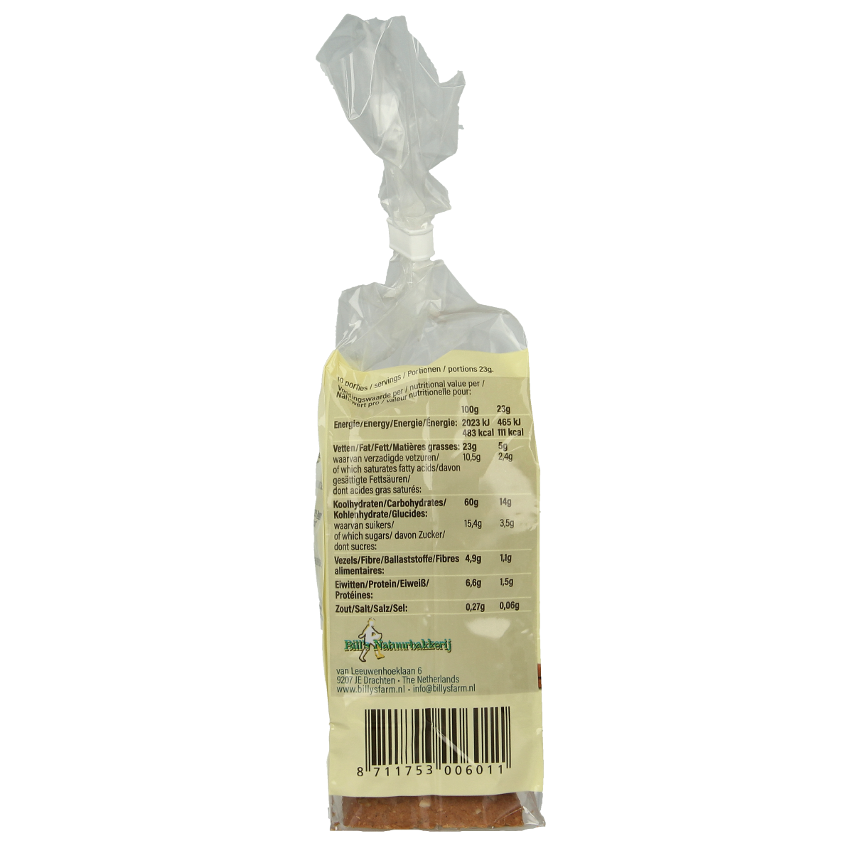 Billy's Farm Speculoos volgranen bio 230.00 Gram