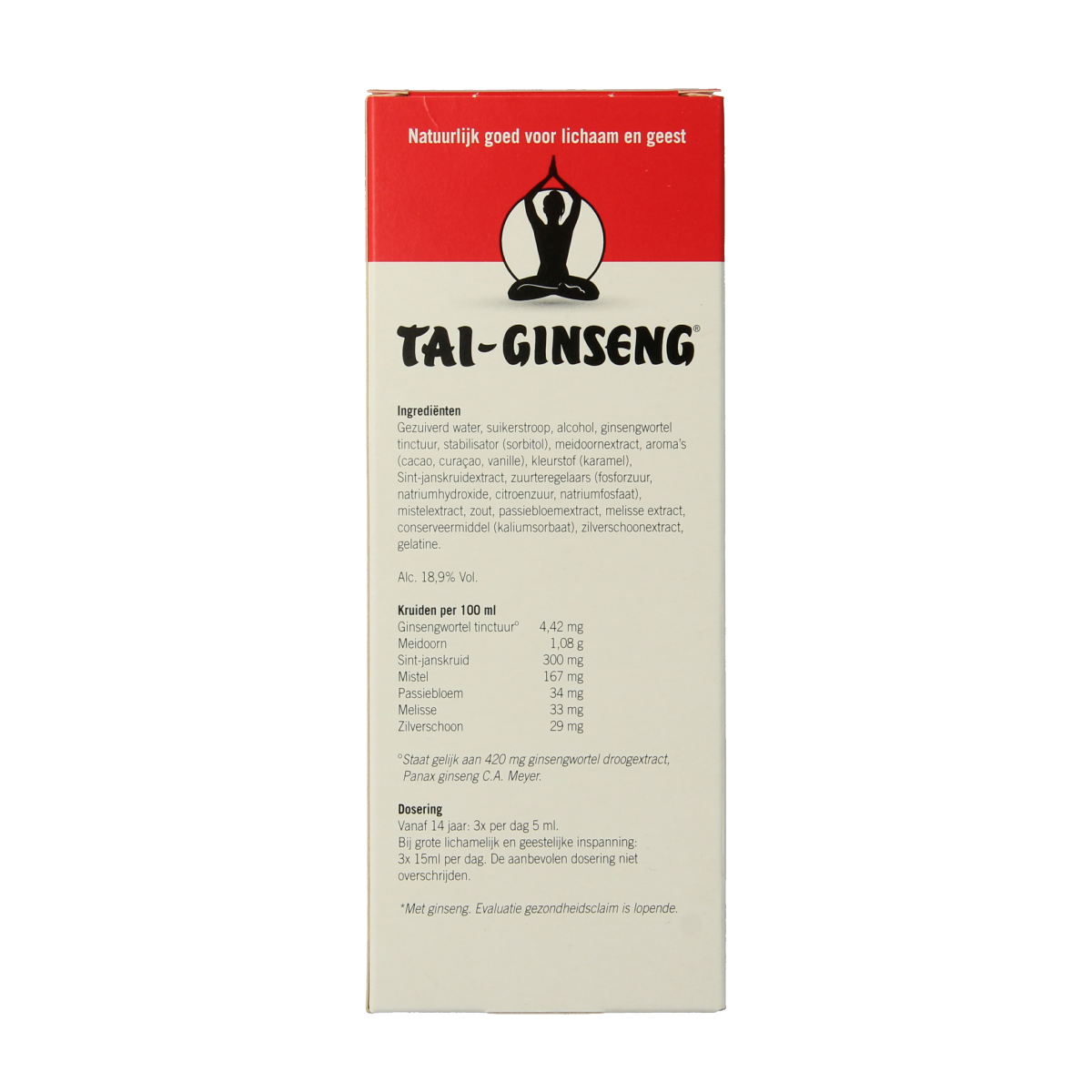 Tai Ginseng Tai-Ginseng elixer 250.00 Milliliter
